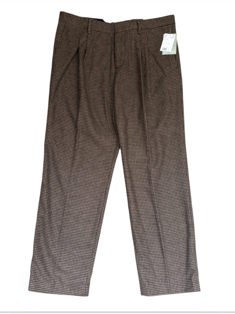 H&M Relaxed Fit pleated trousers, NEW WITH TAGS